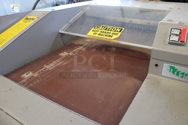 Allegheny Model CJ-65 Metal Commercial Floor Style Heavy Duty Paper Metal Shredder on Commercial Casters. 220 Volts. 75x32x42.5 - Image 5 of 8