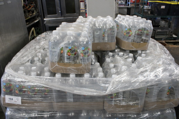 ALL ONE MONEY! PALLET LOT OF Approximately 59 Cases of Gold Kiwi Strawberry Sparkling Water! Each Case Has 12 Bottles. Total of 708 Bottles. - Image 1 of 5