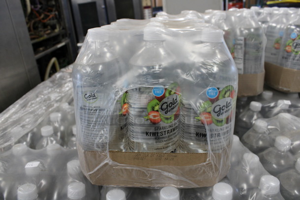 ALL ONE MONEY! PALLET LOT OF Approximately 59 Cases of Gold Kiwi Strawberry Sparkling Water! Each Case Has 12 Bottles. Total of 708 Bottles. - Image 2 of 5