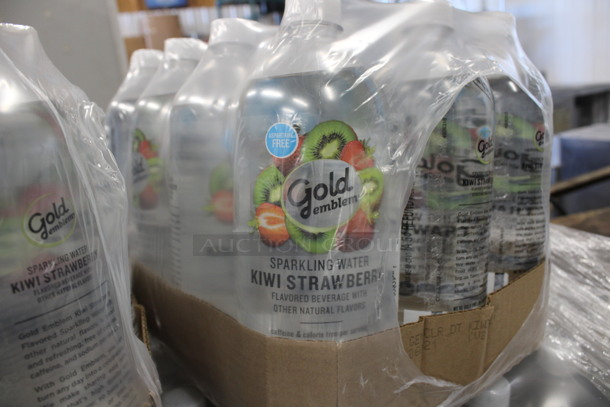 ALL ONE MONEY! PALLET LOT OF Approximately 59 Cases of Gold Kiwi Strawberry Sparkling Water! Each Case Has 12 Bottles. Total of 708 Bottles. - Image 3 of 5