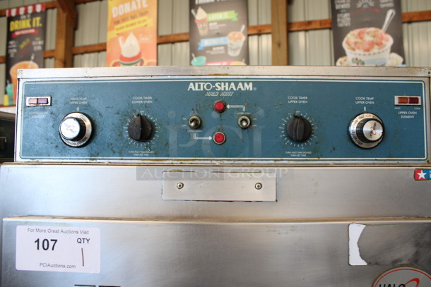 Alto Shaam Model 1000-TH/I DELUXE Stainless Steel Commercial Cook N Hold Oven on Commercial Casters. 208-240 Volts. 23x30x76.5 - Image 4 of 9