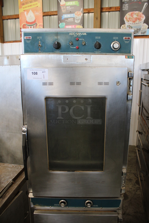 Alto Shaam Model 1000-TH/I DELUXE Stainless Steel Commercial Cook N Hold Oven on Commercial Casters. 208-240 Volts. 23x30x76.5 - Image 2 of 7