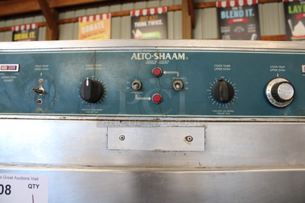 Alto Shaam Model 1000-TH/I DELUXE Stainless Steel Commercial Cook N Hold Oven on Commercial Casters. 208-240 Volts. 23x30x76.5 - Image 4 of 7