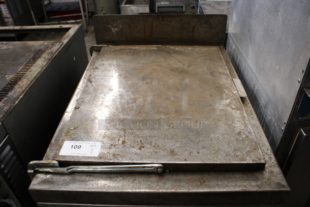 Anets Metal Commercial Natural Gas Powered Donut Fryer. 76,000 BTU. 25x35x40 - Image 3 of 7