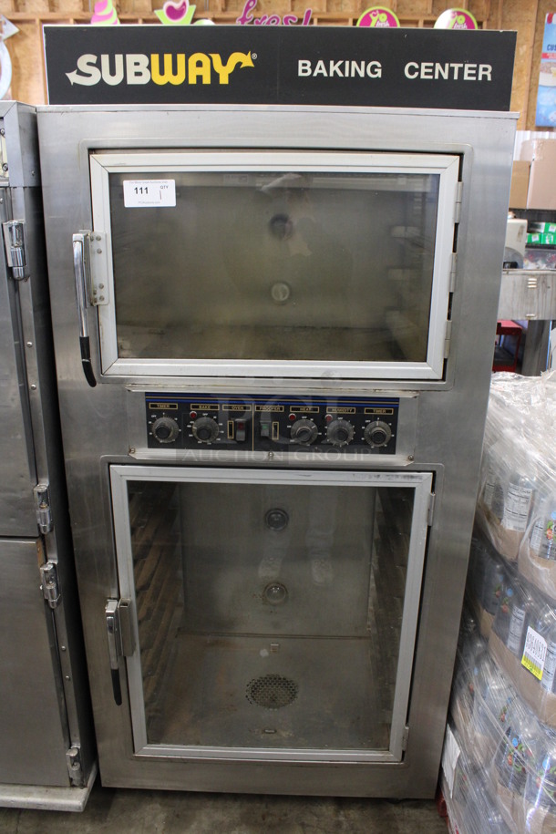 Nu Vu Model SUB-123 Stainless Steel Commercial Oven Proofer on Commercial Casters. 120/208 Volts, 3 Phase. 36x25x77 - Image 1 of 6