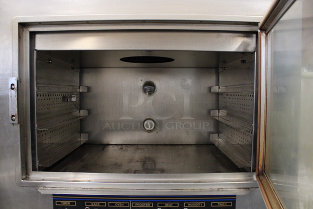 Nu Vu Model SUB-123 Stainless Steel Commercial Oven Proofer on Commercial Casters. 120/208 Volts, 3 Phase. 36x25x77 - Image 4 of 6