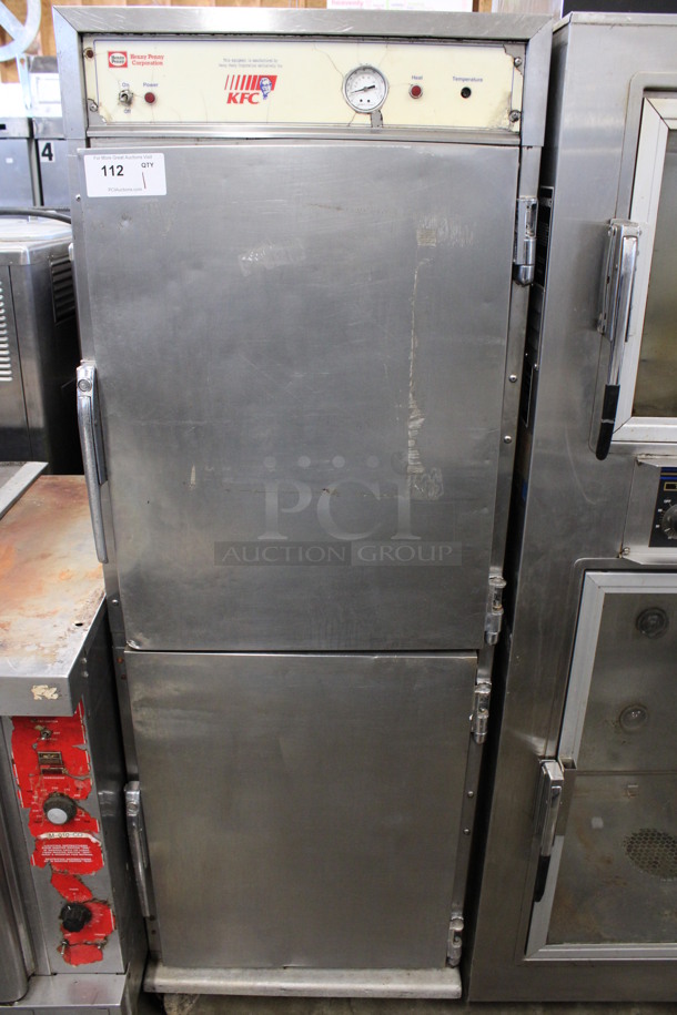 Henny Penny Stainless Steel Commercial Holding Cabinet on Commercial Casters. 208 Volts, 1 Phase. 24x30x71. Tested and Working!