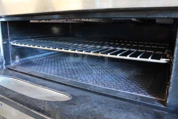 3 Garland Model 2155 Stainless Steel Commercial Electric Powered Single Deck Pizza Ovens. 480 Volts, 3 Phase. 55x36x76. 3 Times Your Bid! - Image 5 of 7