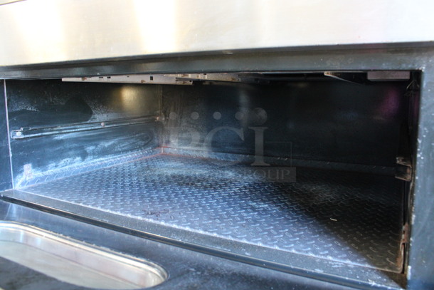 3 Garland Model 2155 Stainless Steel Commercial Electric Powered Single Deck Pizza Ovens. 480 Volts, 3 Phase. 55x36x76. 3 Times Your Bid! - Image 6 of 7