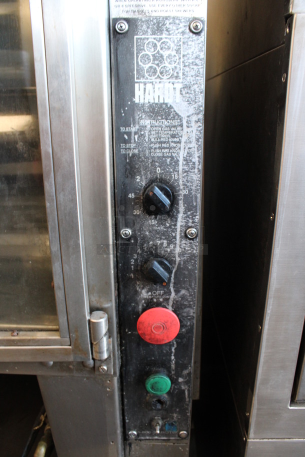 Hardt Model Inferno Stainless Steel Commercial Natural Gas Powered 7 Spit Rotisserie Oven on Commercial Casters. 150,000 BTU. 58x41x77 - Image 2 of 7