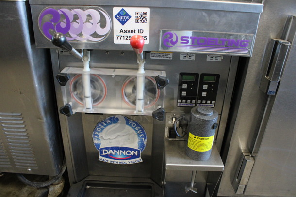 2011 Stoelting Model SF144-38I Stainless Steel Commercial Countertop Air Cooled 2 Flavor Soft Serve Ice Cream Machine w/ Milkshake Mixer. 208-230 Volts, 1 Phase. 22x32x34 - Image 3 of 8