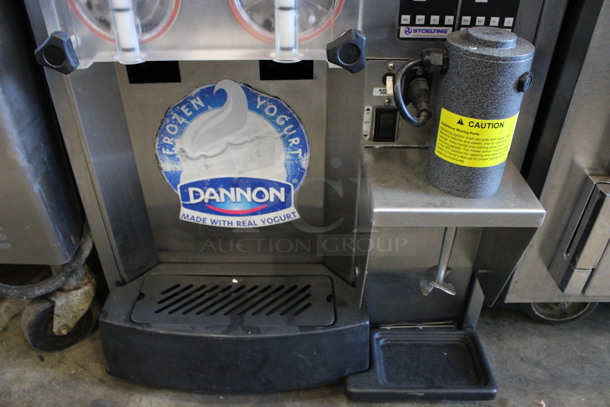 2011 Stoelting Model SF144-38I Stainless Steel Commercial Countertop Air Cooled 2 Flavor Soft Serve Ice Cream Machine w/ Milkshake Mixer. 208-230 Volts, 1 Phase. 22x32x34 - Image 7 of 8