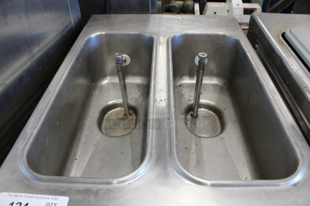 Taylor Model 794-33 Stainless Steel Commercial Floor Style Water Cooled 2 Flavor w/ Twist Soft Serve Ice Cream Machine on Commercial Casters. 208-230 Volts, 3 Phase. 20x34x59 - Image 5 of 6