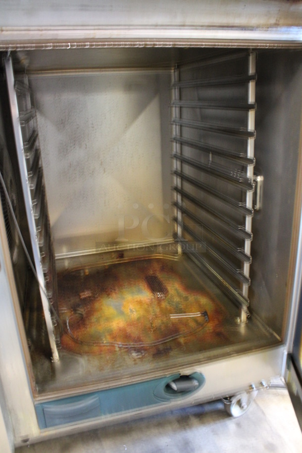 2 Rational 5Senses Stainless Steel Commercial Combitherm Self Cooking Center Convection Ovens on Commercial Casters. Top Model: SCC WE 62. Bottom Model: SCC WE 102. 480 Volts, 3 Phase. 42x40x73. 2 Times Your Bid! - Image 6 of 7