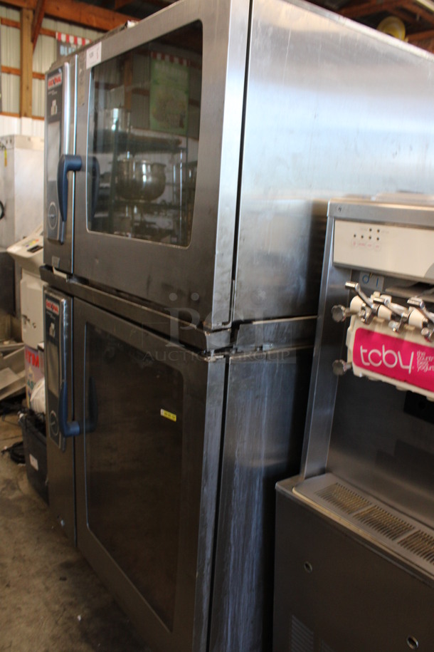 2 Rational 5Senses Stainless Steel Commercial Combitherm Self Cooking Center Convection Ovens on Commercial Casters. Top Model: SCC WE 62. Bottom Model: SCC WE 102. 480 Volts, 3 Phase. 42x40x73. 2 Times Your Bid! - Image 7 of 7