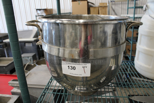Hobart Stainless Steel Commercial 30 Quart Mixing Bowl. 21x15.5x14
