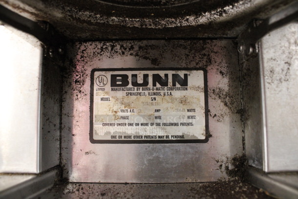 Bunn Model LPG Stainless Steel Commercial Countertop Coffee Bean Grinder. 120 Volts, 1 Phase. 8x11x15. Tested and Working! - Image 4 of 4