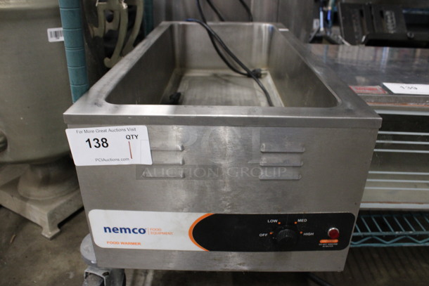 2019 Nemco Model 0055A-43 Stainless Steel Commercial Countertop Food Warmer. 120 Volts, 1 Phase. 15x30x10. Tested and Does Not Power On - Image 1 of 4