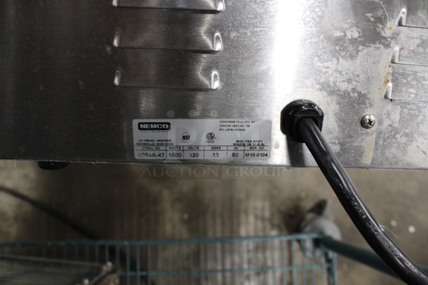 2019 Nemco Model 0055A-43 Stainless Steel Commercial Countertop Food Warmer. 120 Volts, 1 Phase. 15x30x10. Tested and Does Not Power On - Image 4 of 4