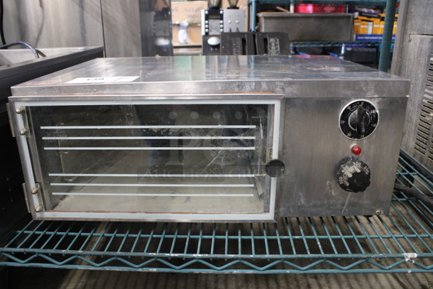 Stainless Steel Commercial Countertop Convection Oven w/ View Through Doors. 22.5x16x9.5. Tested and Working!