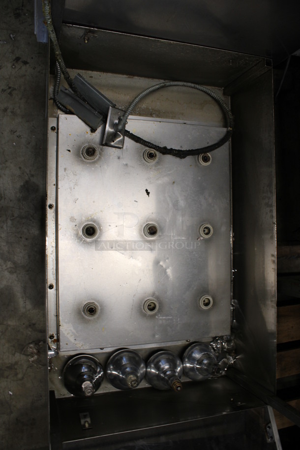 Stainless Steel Commercial Warming Lamp Sneeze Guard w/ 9 Light Spots. 46x25x28 - Image 3 of 3