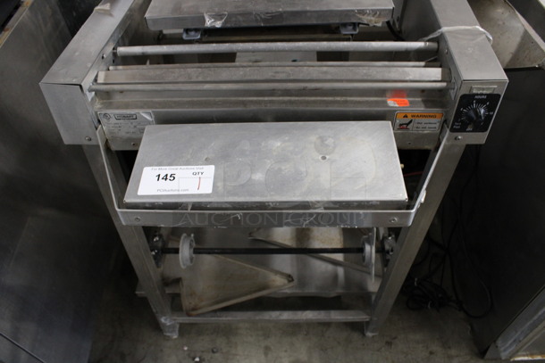 Hobart Model HWS-4 Metal Commercial Floor Style Wrapping Station. 120 Volts, 1 Phase. 34x29x44. Tested and Working! - Image 3 of 5