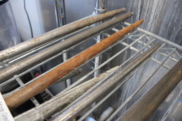 7 Various Metal Knife Sharpening Rods. Includes 19". 7 Times Your Bid! - Image 3 of 3