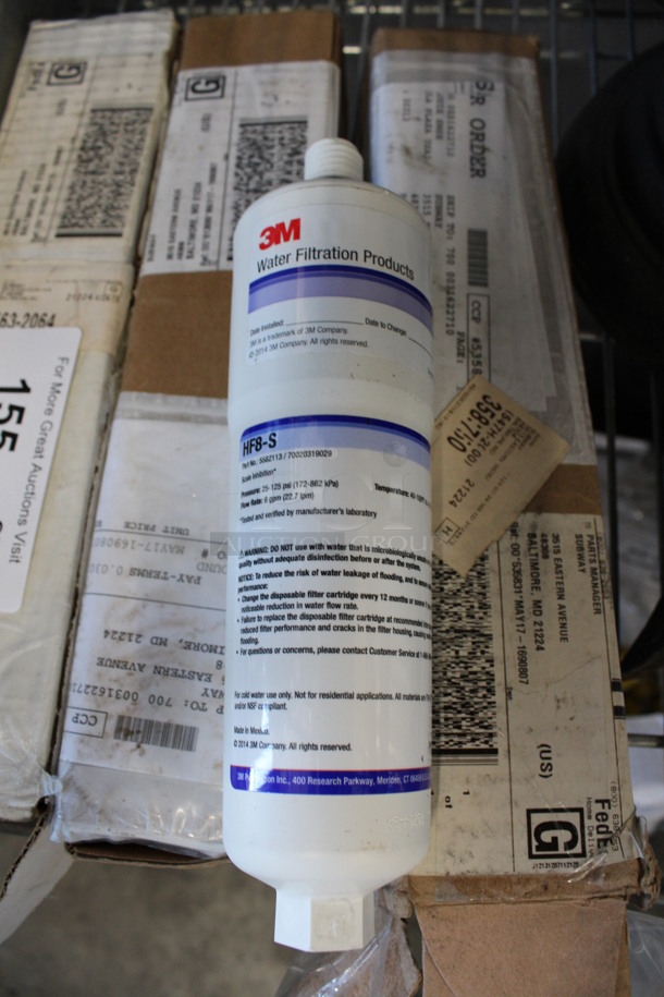 3 BRAND NEW IN BOX! 3M Water Filter Cartridges. 2.5x2.5x9.5. 3 Times Your Bid! - Image 1 of 3