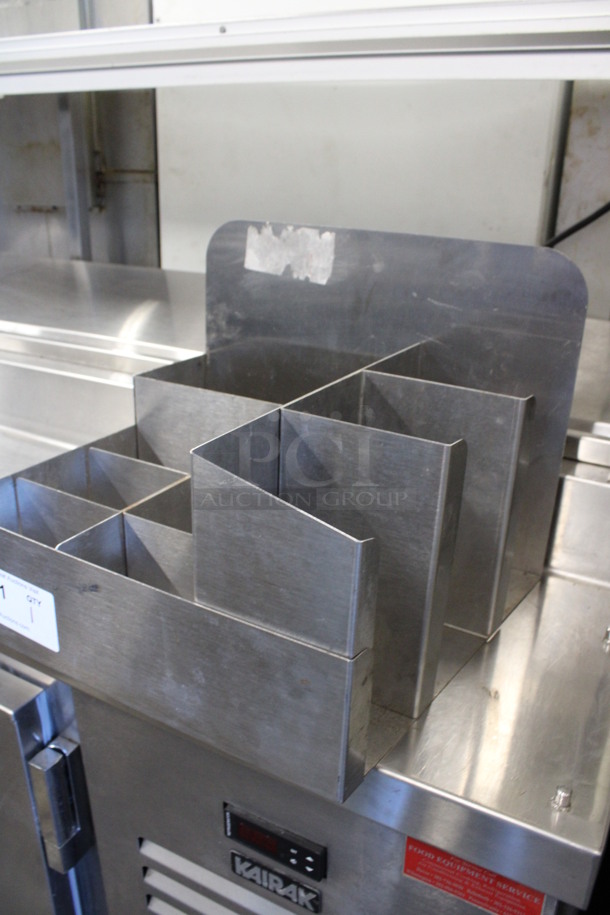 Metal Countertop Multi Compartment Bin. 16x14x11 - Image 3 of 3