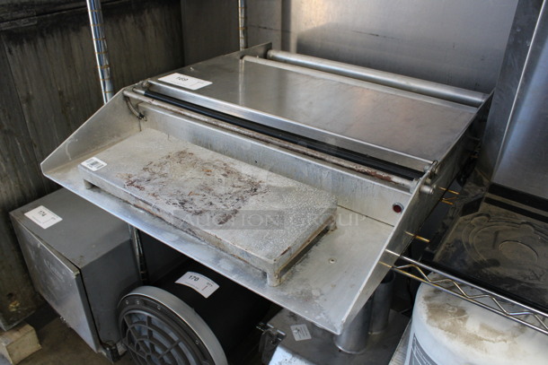 Stainless Steel Commercial Countertop Wrapping Station. 22.5x26.5x4. Tested and Working! - Image 2 of 3