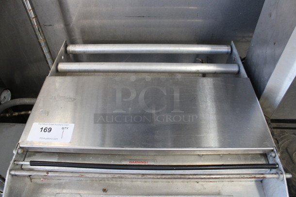 Stainless Steel Commercial Countertop Wrapping Station. 22.5x26.5x4. Tested and Working! - Image 3 of 3