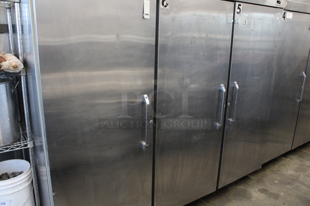 Hobart Model Q3-5 Stainless Steel Commercial 3 Door Reach In Cooler. 120/208-240 Volts, 1 Phase. 82.5x34x83 - Image 3 of 9
