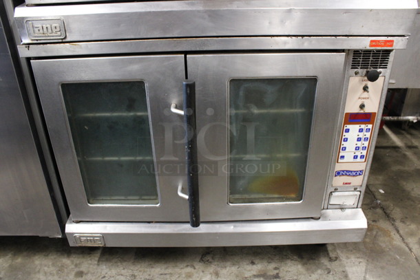 2 Lang Stainless Steel Commercial Electric Powered Full Size Convection Oven w/ View Through Doors and Metal Oven Racks. 220-480 Volts, 3 Phase. 40x39x62. 2 Times Your Bid! - Image 3 of 8