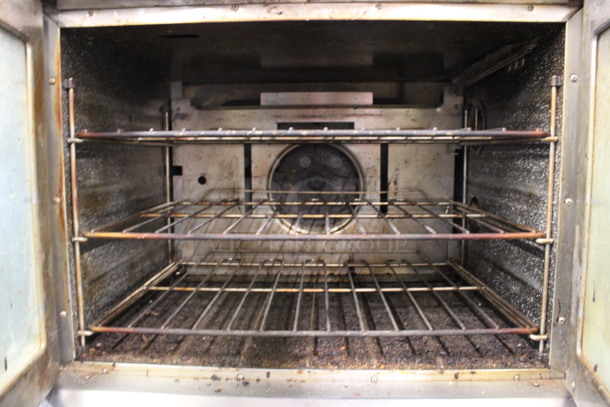 2 Lang Stainless Steel Commercial Electric Powered Full Size Convection Oven w/ View Through Doors and Metal Oven Racks. 220-480 Volts, 3 Phase. 40x39x62. 2 Times Your Bid! - Image 4 of 8