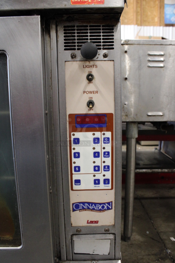 2 Lang Stainless Steel Commercial Electric Powered Full Size Convection Oven w/ View Through Doors and Metal Oven Racks. 220-480 Volts, 3 Phase. 40x39x62. 2 Times Your Bid! - Image 6 of 8