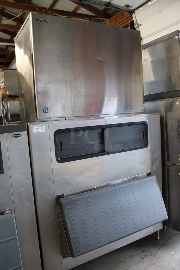 Hoshizaki Model KM-1900SRJ3 Stainless Steel Commercial Ice Machine Head on Hoshizaki Model B-1500SS Stainless Steel Commercial Ice Bin. 208/230 Volts, 3 Phase. 60x43x98.5 - Image 2 of 10