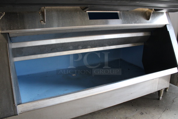 Hoshizaki Model KM-1900SRJ3 Stainless Steel Commercial Ice Machine Head on Hoshizaki Model B-1500SS Stainless Steel Commercial Ice Bin. 208/230 Volts, 3 Phase. 60x43x98.5 - Image 8 of 10