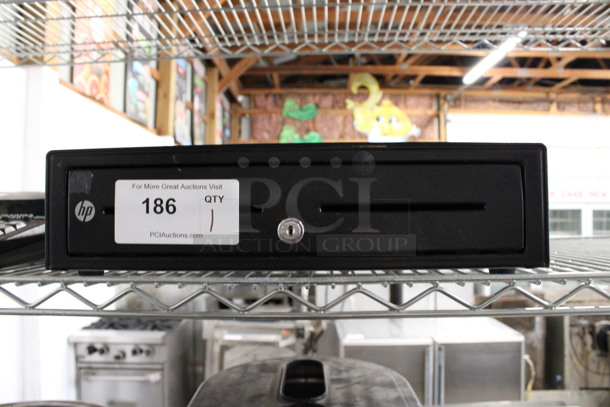 HP Black Metal Cash Drawer. 16x16.5x4 - Image 3 of 3