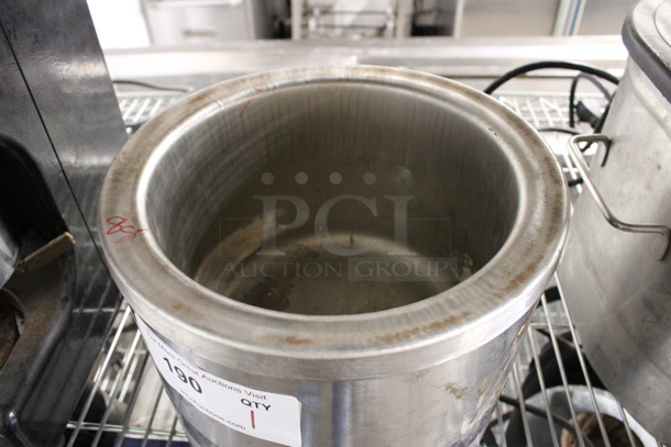APW Wyott Model RW-11 Stainless Steel Commercial Countertop Soup Kettle Food Warmer. 120 Volts, 1 Phase. 10.5x10.5x8.5. Tested and Working! - Image 2 of 4