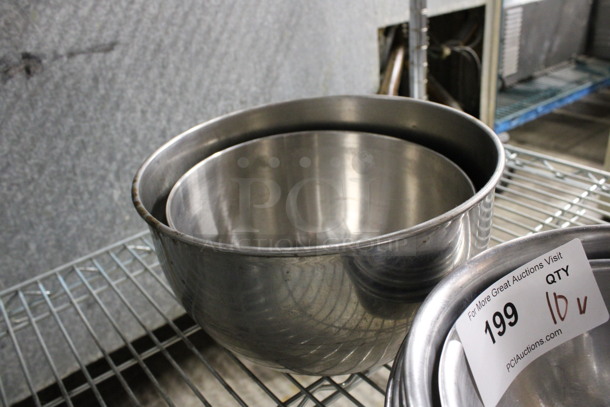 10 Various Metal Bowls. Includes 10x10x6. 10 Times Your Bid! - Image 3 of 3