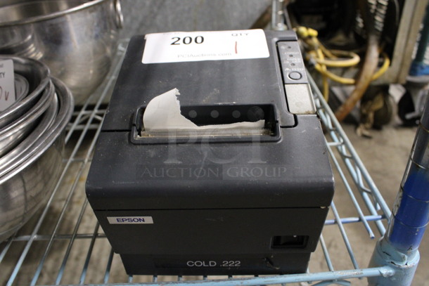 Epson Model M129M Countertop Receipt Printer. 6x8x6