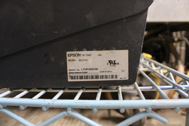 Epson Model M129M Countertop Receipt Printer. 6x8x6 - Image 4 of 4
