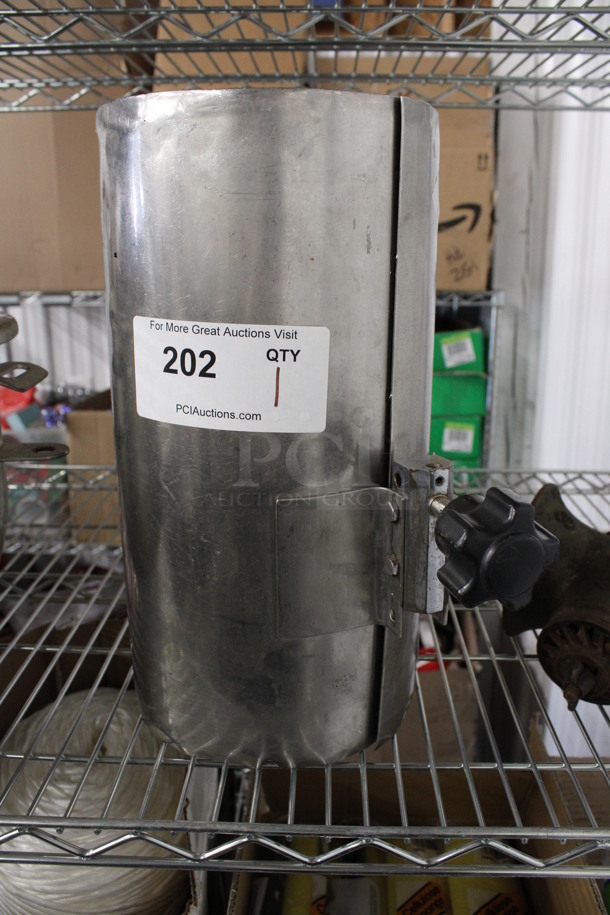 Metal Vegetable Chute for Meat Slicer. Does Not Have Pusher. 7x10x14 - Image 1 of 3