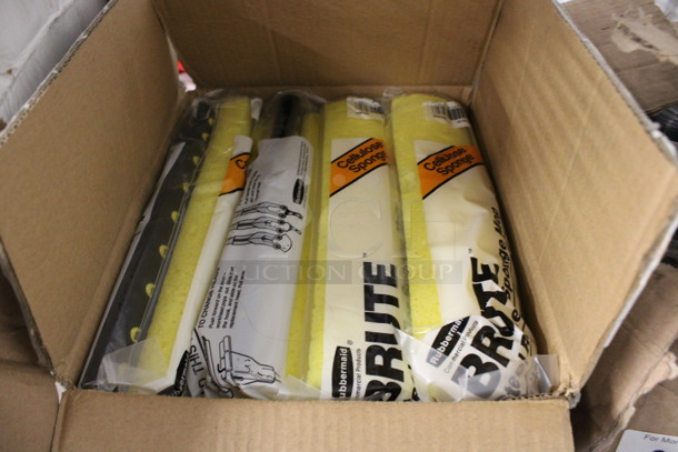 ALL ONE MONEY! Lot of 12 BRAND NEW IN BOX! Rubbermaid Brute Steel Rollers! 12x3.5x2.5 - Image 1 of 3