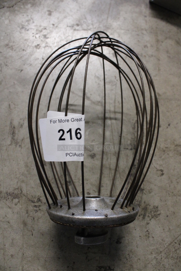 Hobart Model A20D Metal Commercial 20 Quart Whisk Attachment for Mixer. 7x7x13 - Image 1 of 4