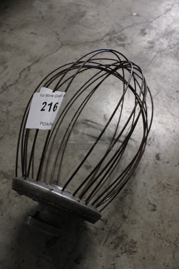 Hobart Model A20D Metal Commercial 20 Quart Whisk Attachment for Mixer. 7x7x13 - Image 2 of 4