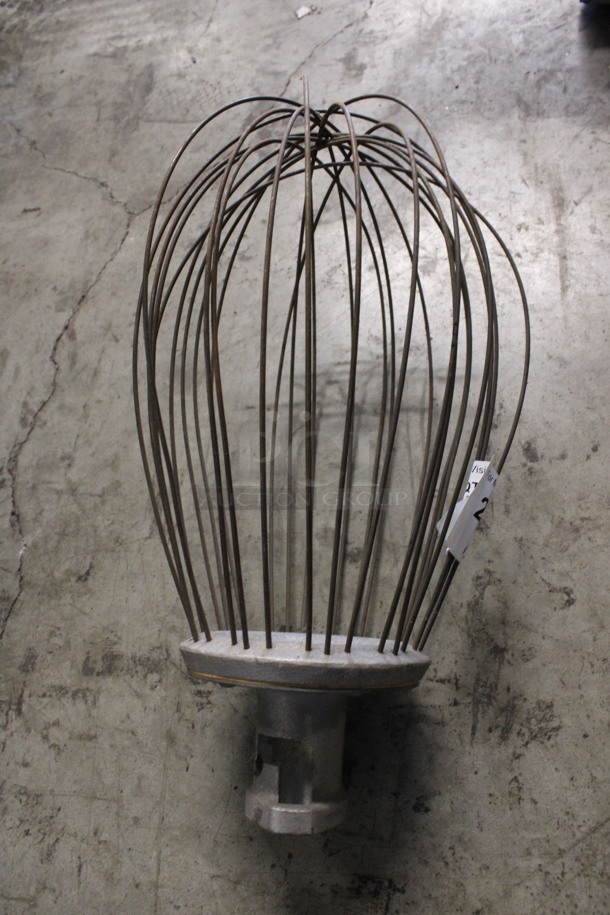 Hobart Model DS30D Metal Commercial 30 Quart Whisk Attachment for Mixer. 8x8x16.5
