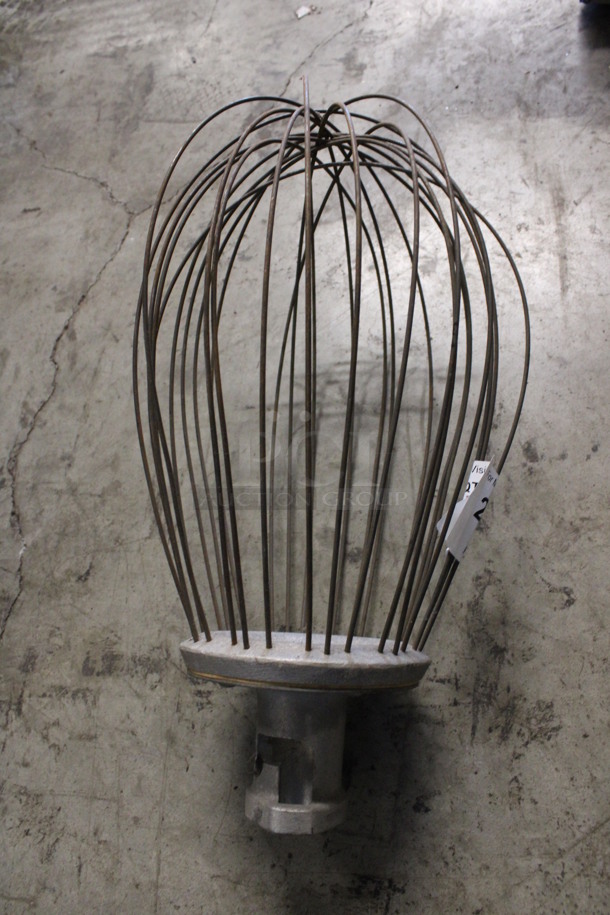Hobart Model DS30D Metal Commercial 30 Quart Whisk Attachment for Mixer. 8x8x16.5 - Image 1 of 4