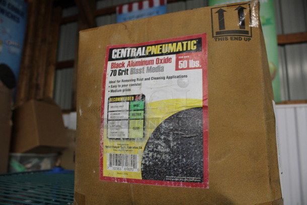 BRAND NEW IN BOX! Central Pneumatic Black Aluminum Oxide. 50 Pounds. - Image 4 of 4