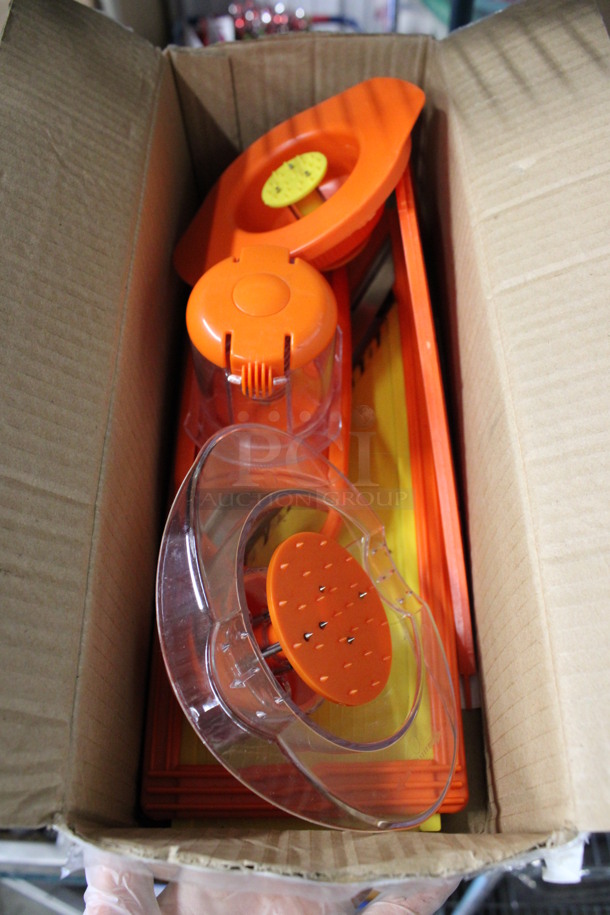 ALL ONE MONEY! Lot of Orange Poly Mandolin w/ Extra Pieces. - Image 1 of 3